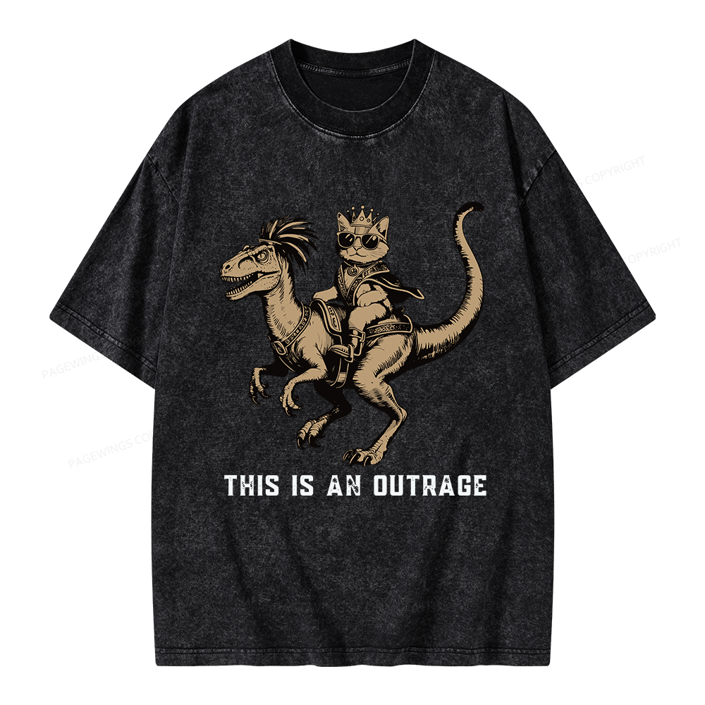 Pagewings Fantasy Book Reader Unisex Washed T-shirt