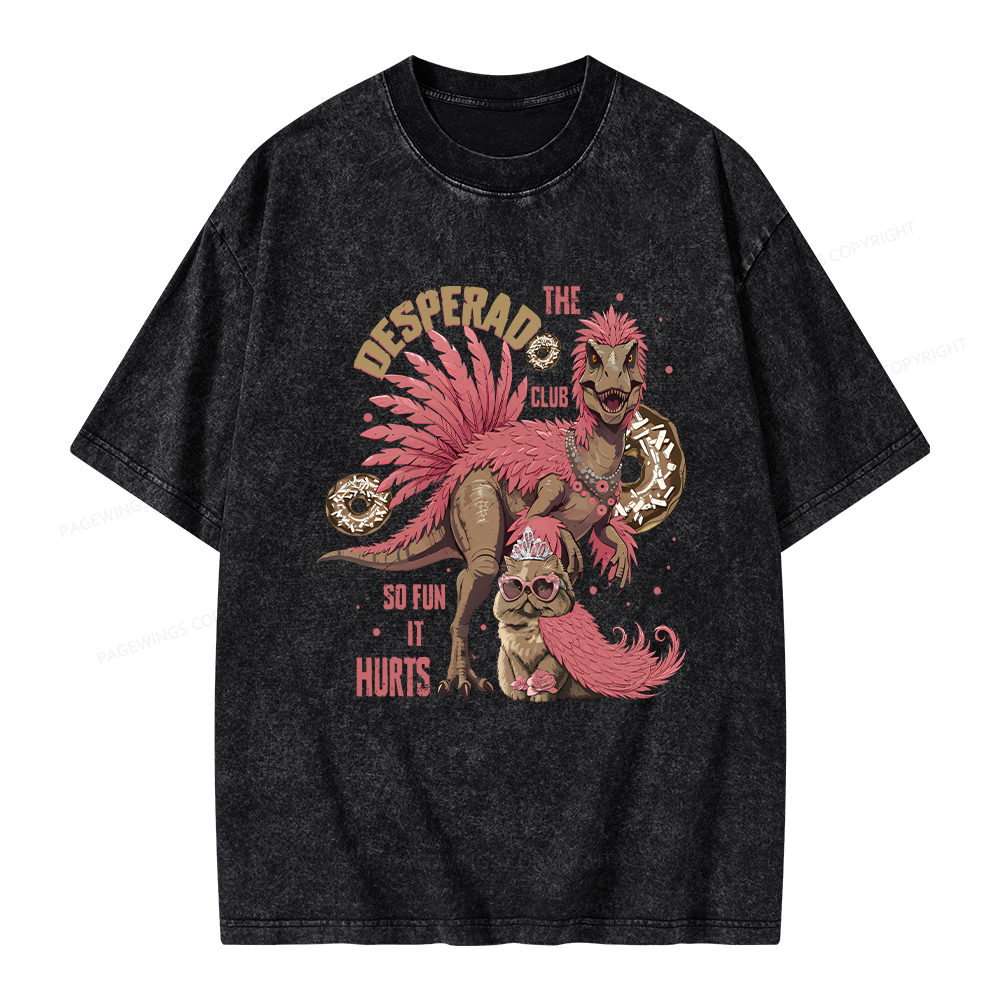 Pagewings Desperado Club Vintage Unisex Washed T-shirt