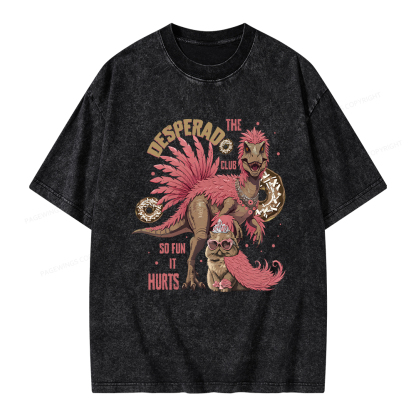 Pagewings Desperado Club Vintage Unisex Washed T-shirt