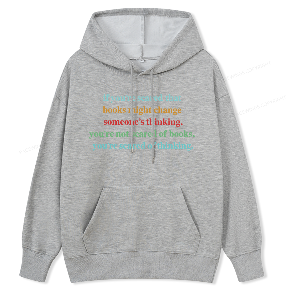 Pagewings Censorship Social Justice Shirt Booktrovert Unisex Classic Hoodie