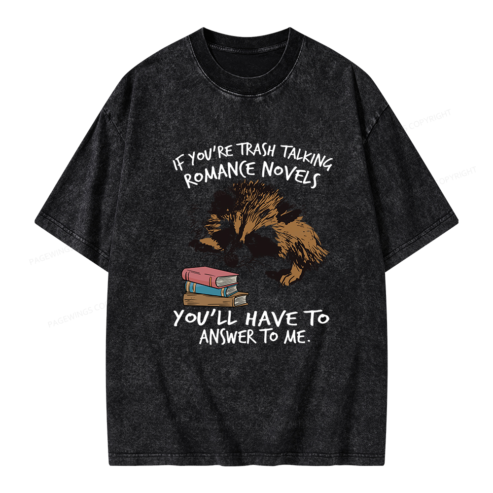 Pagewings Talking Ronan E Novels Unisex Washed T-shirt