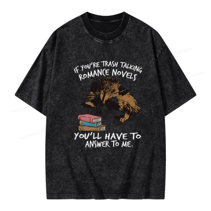 Pagewings Talking Ronan E Novels Unisex Washed T-shirt