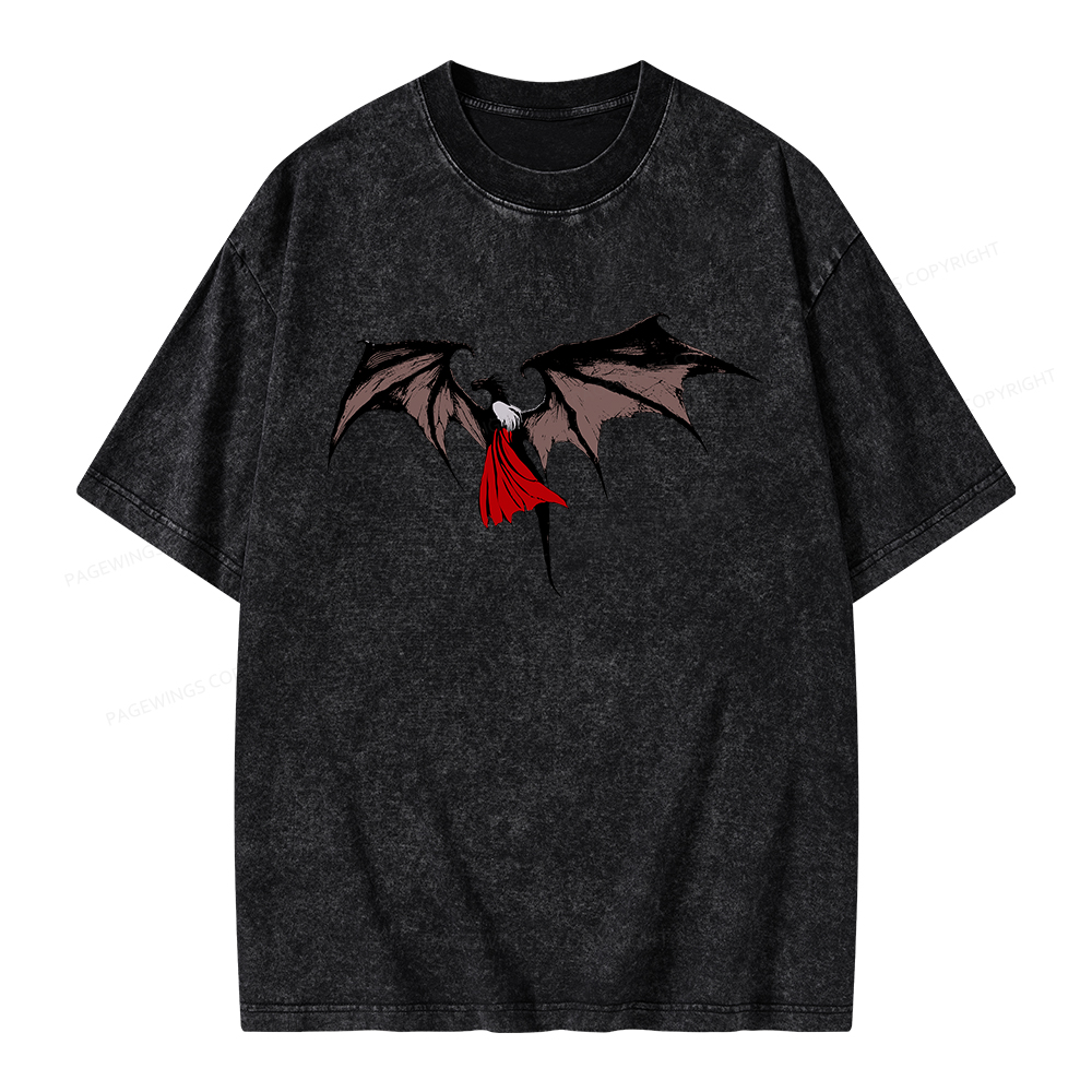 Pagewings Manon Blackbeak Unisex Washed T-shirt