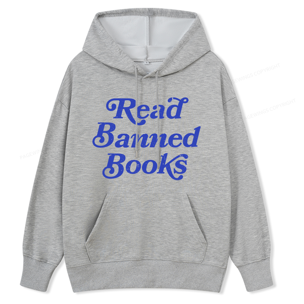 Pagewings Read Banned Books Unisex Classic Hoodie