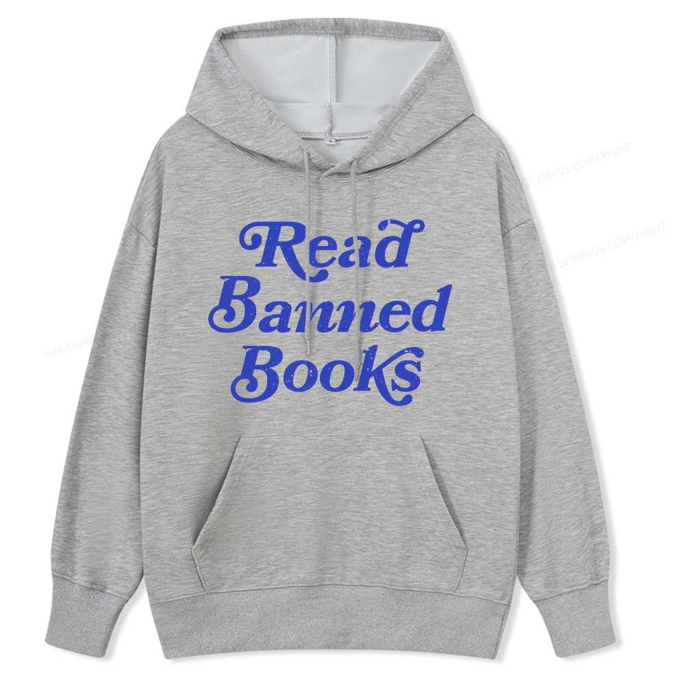 Pagewings Read Banned Books Unisex Classic Hoodie