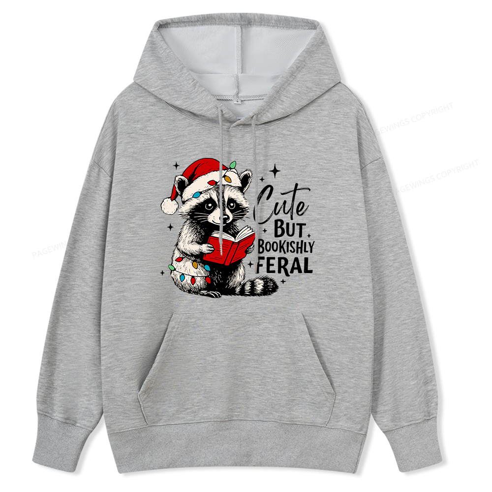 Pagewings Cute But Feral Unisex Classic Hoodie