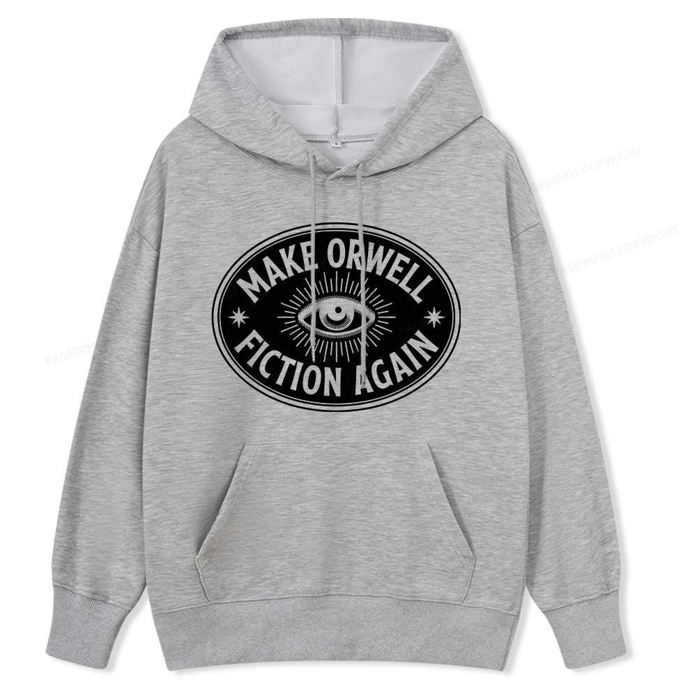 Pagewings Make Orwell Fiction Again Unisex Classic Hoodie