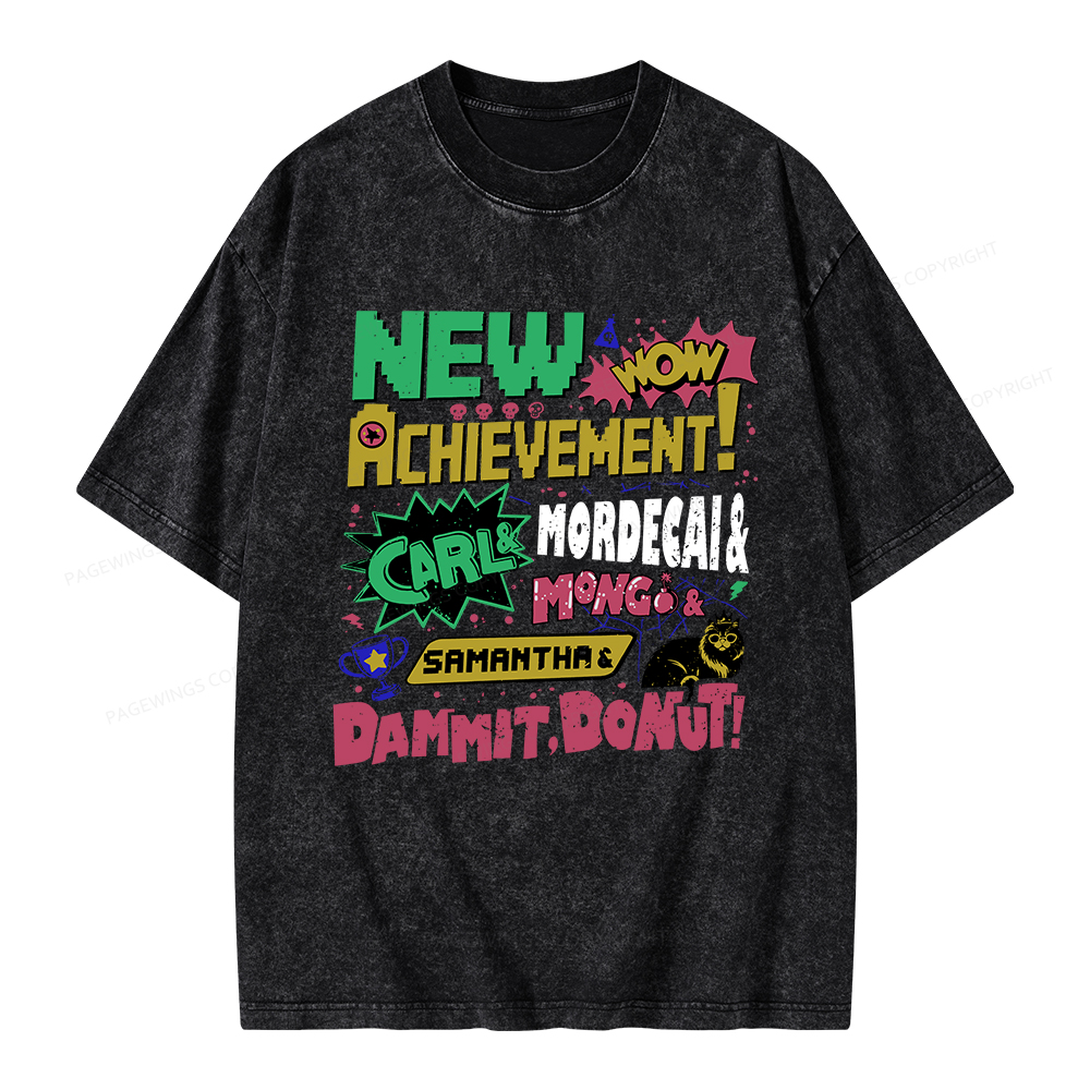 Pagewings New Achievement Unisex Washed T-shirt