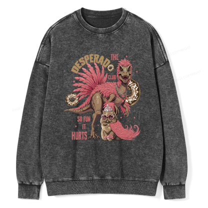 Pagewings Desperado Club Vintage Unisex Washed Sweatshirt