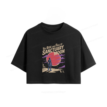 Pagewings The Rise And Fall Of Sanctuary Moon Women Crop Tops