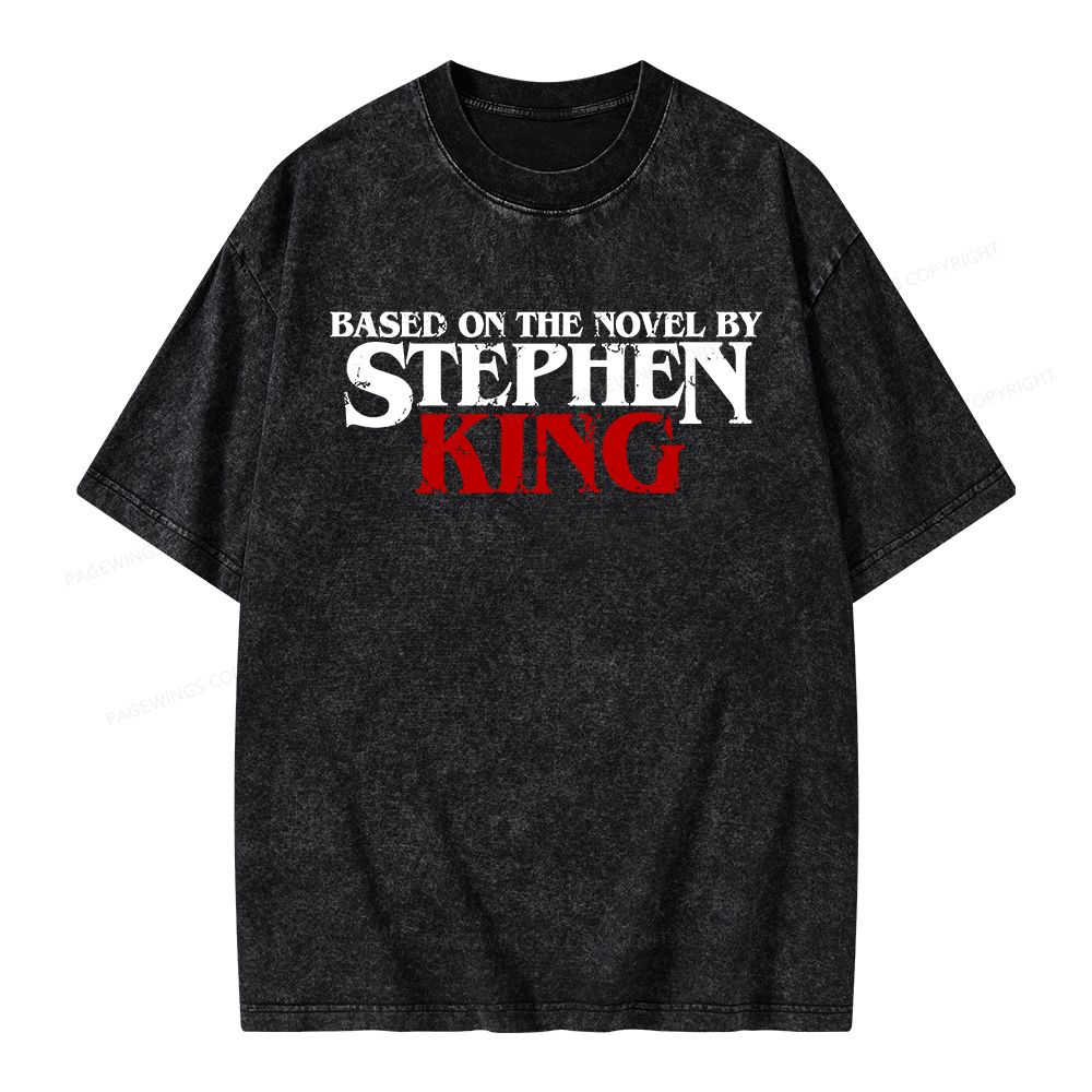 Pagewings Based on the novel by Stephen King Unisex Washed T-shirt