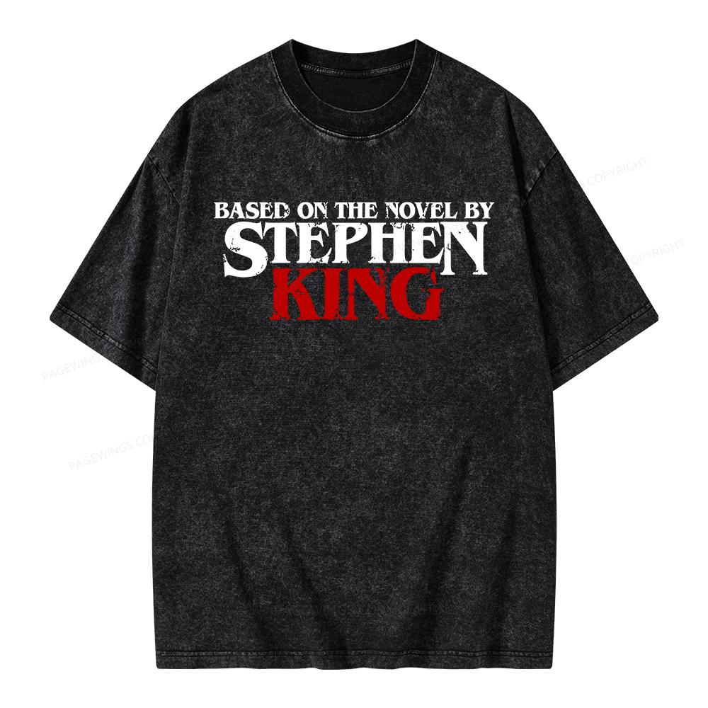 Pagewings Based on the novel by Stephen King Unisex Washed T-shirt