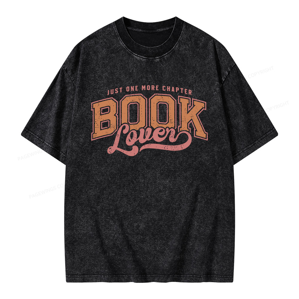 Pagewings One More Chapter Unisex Washed T-shirt