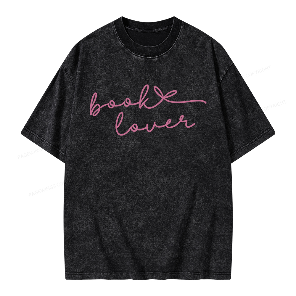 Pagewings Book Lover Unisex Washed T-shirt