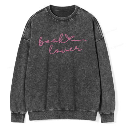 Pagewings Book Lover Unisex Washed Sweatshirt