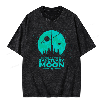 Pagewings Sanctuary Moon Unisex Washed T-shirt
