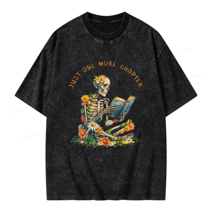 Pagewings Just More Chapter Unisex Washed T-shirt
