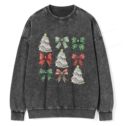 Pagewings Booked for Christmas Unisex Washed Sweatshirt