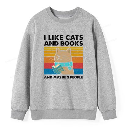 Pagewings Like Book And Maybe 3 People Unisex Classic Sweatshirt