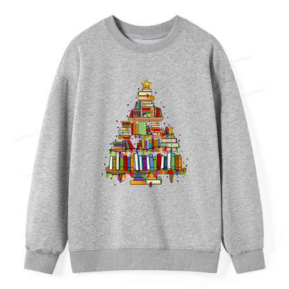 Pagewings Christmas Books Tree Unisex Classic Sweatshirt