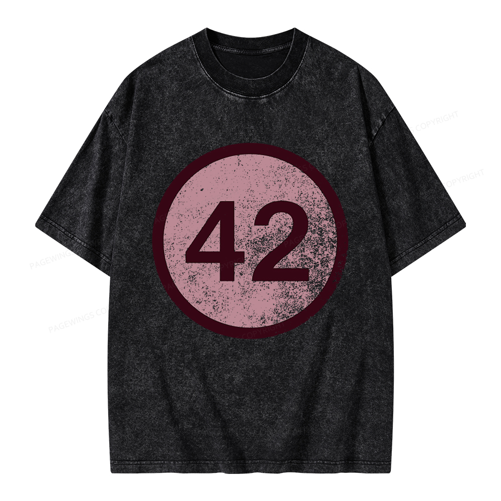 Pagewings 42 Unisex Washed T-shirt
