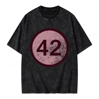 Pagewings 42 Unisex Washed T-shirt