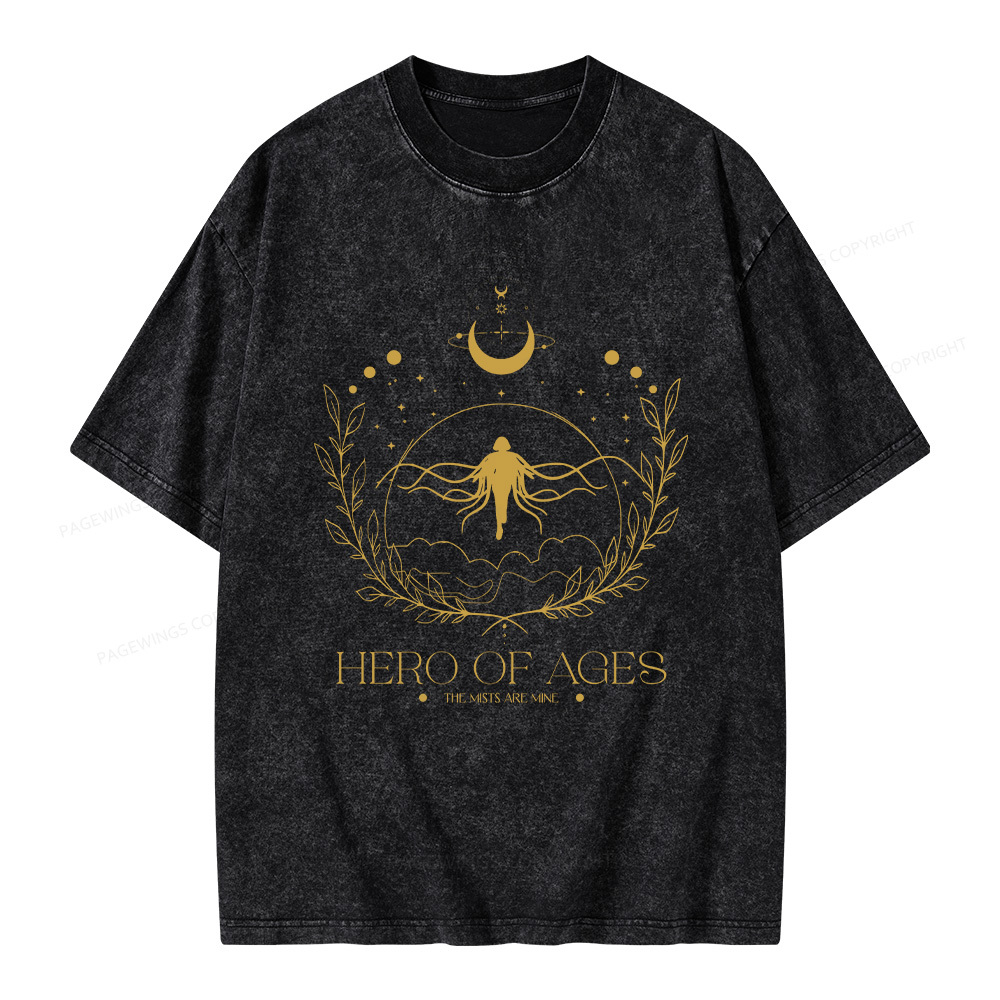 Pagewings Hero Unisex Washed T-shirt