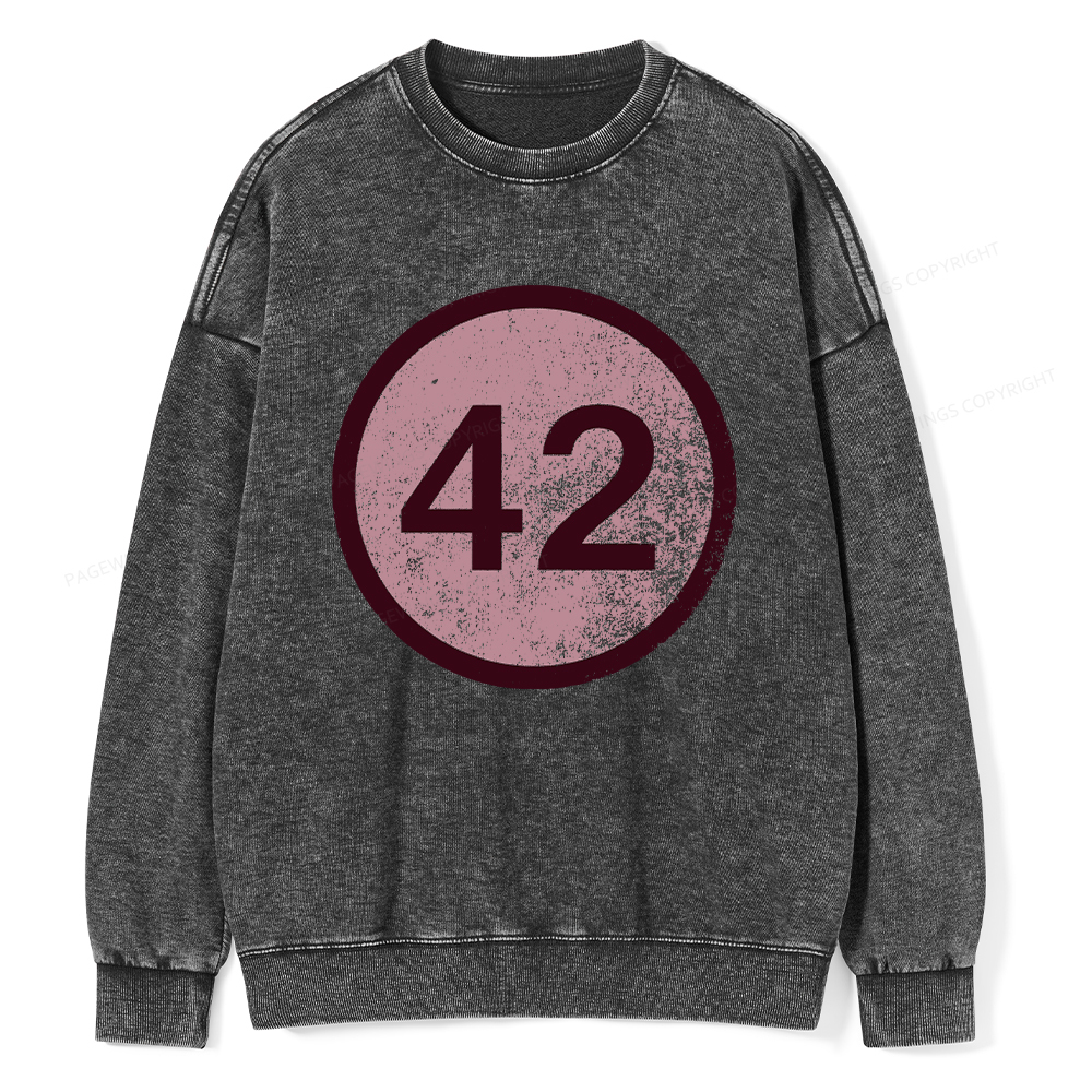 Pagewings 42 Unisex Washed Sweatshirt