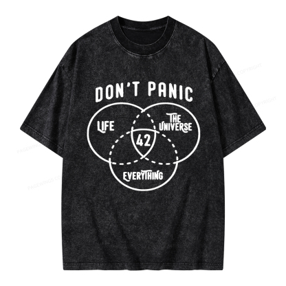 Pagewings 42 is the Answer Unisex Washed T-shirt