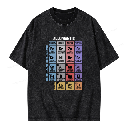 Pagewings Allomantic Unisex Washed T-shirt