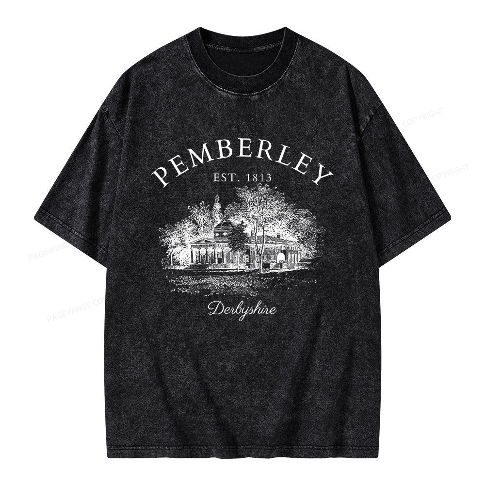 Pagewings Pemberley Unisex Washed T-shirt