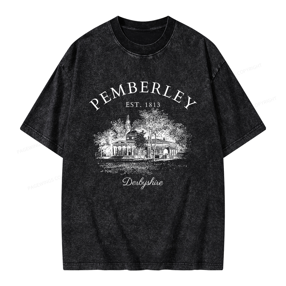 Pagewings Pemberley Unisex Washed T-shirt