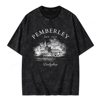 Pagewings Pemberley Unisex Washed T-shirt