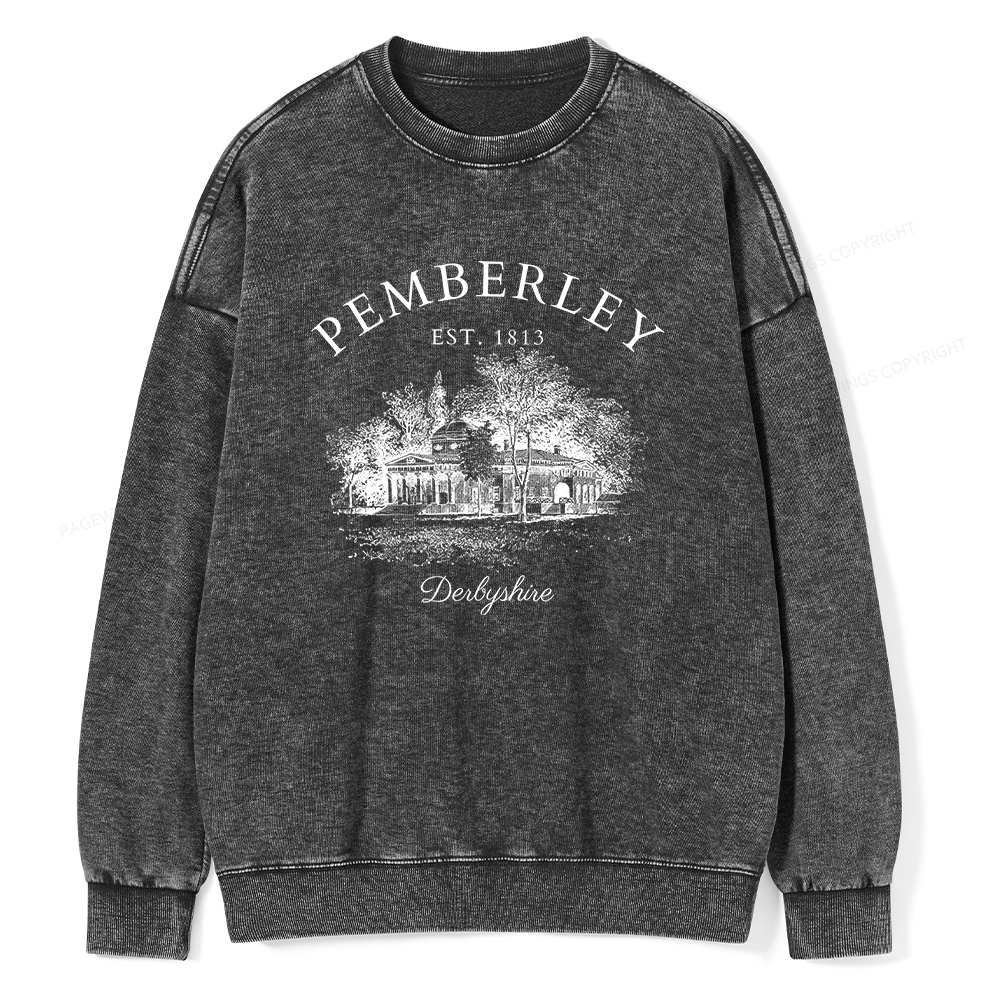 Pagewings Pemberley Unisex Washed Sweatshirt