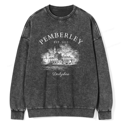 Pagewings Pemberley Unisex Washed Sweatshirt