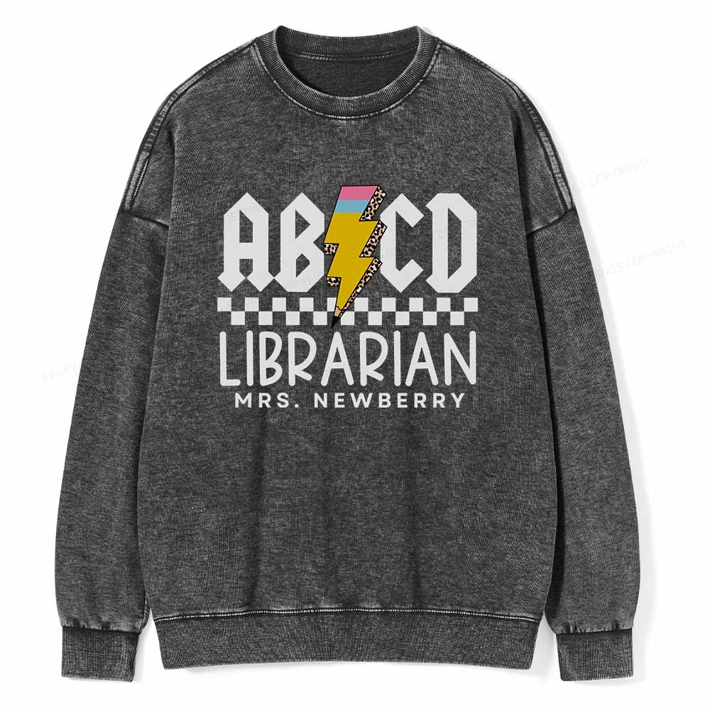 PagewingsPersonalized Librarian Shirt TShirts Gift for School Library