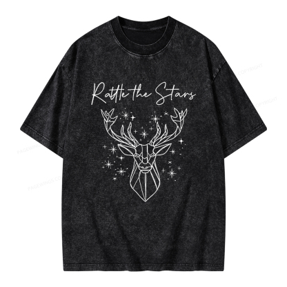 Pagewings Rattle the Stars Unisex Washed T-shirt