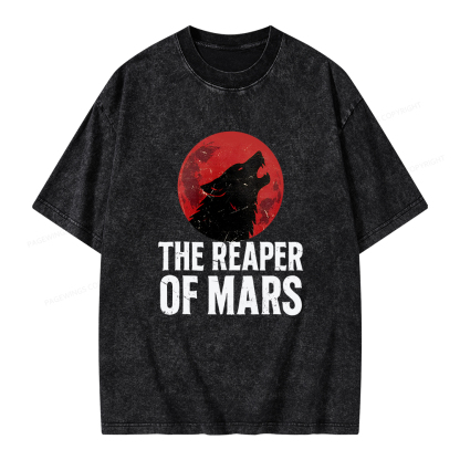 Pagewings The Reaper of Mars Unisex Washed T-shirt