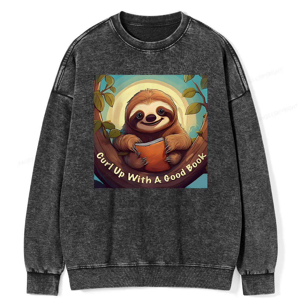 Pagewings Book love T-Shirts Unisex Washed Sweatshirt