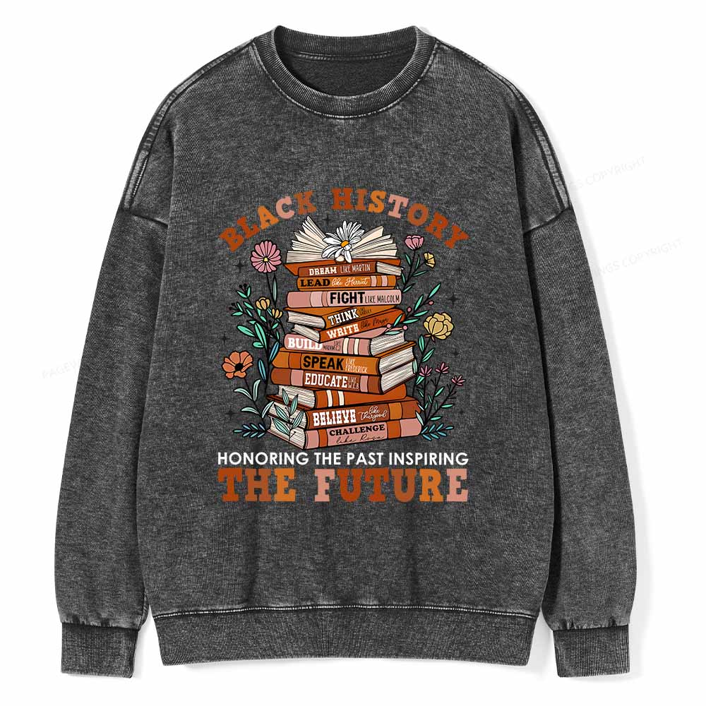 Pagewings The Future Shirt Unisex Washed Sweatshirt
