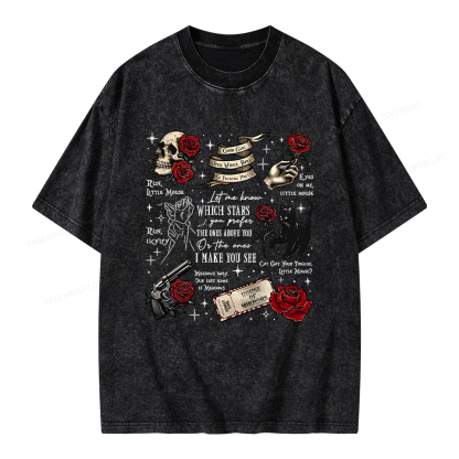 Pagewings Run Little Mouse Unisex Washed T-shirt