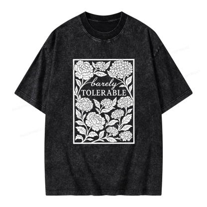 Pagewings Barley Tolerable Unisex Washed T-shirt