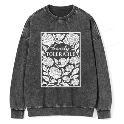 Pagewings Barley Tolerable Unisex Washed Sweatshirt