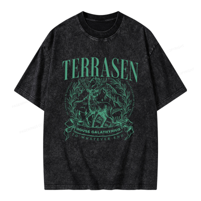 Pagewings Terrasen Unisex Washed T-shirt