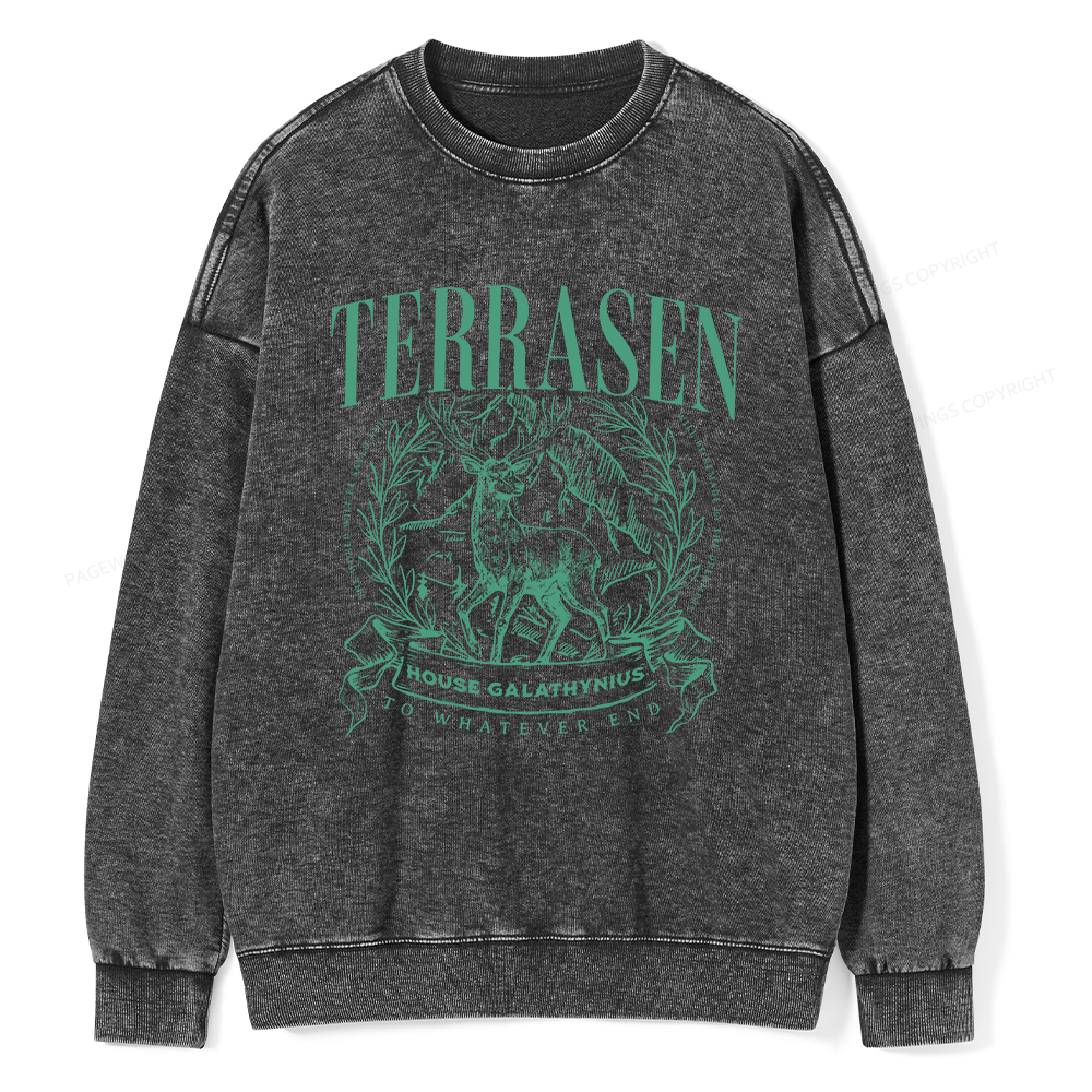 Pagewings Terrasen Unisex Washed Sweatshirt