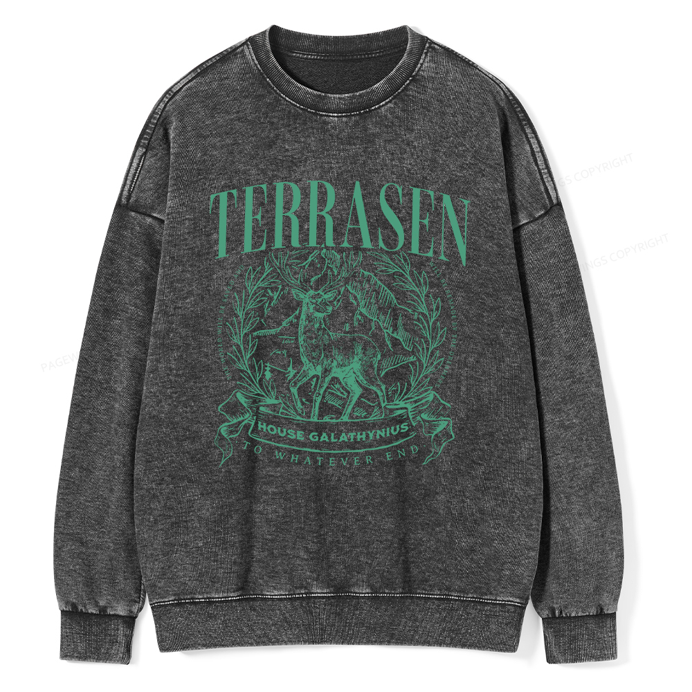 Pagewings Terrasen Unisex Washed Sweatshirt