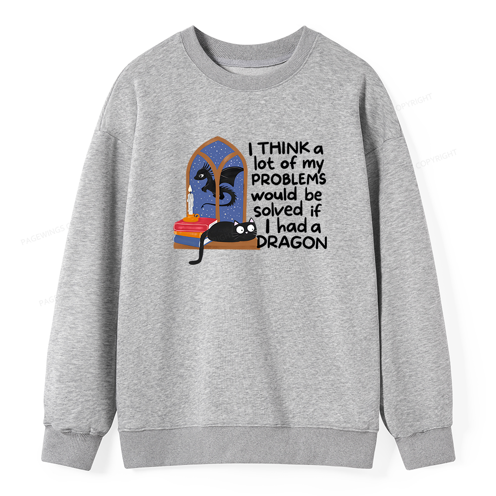 Pagewings If I Had A BookDragon Unisex Classic Sweatshirt