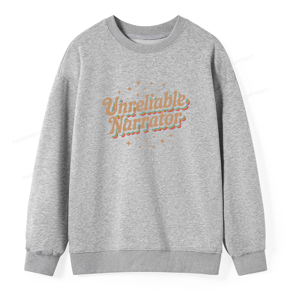 Pagewings Unreliable Narrator Unisex Classic Sweatshirt