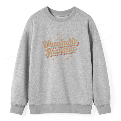 Pagewings Unreliable Narrator Unisex Classic Sweatshirt