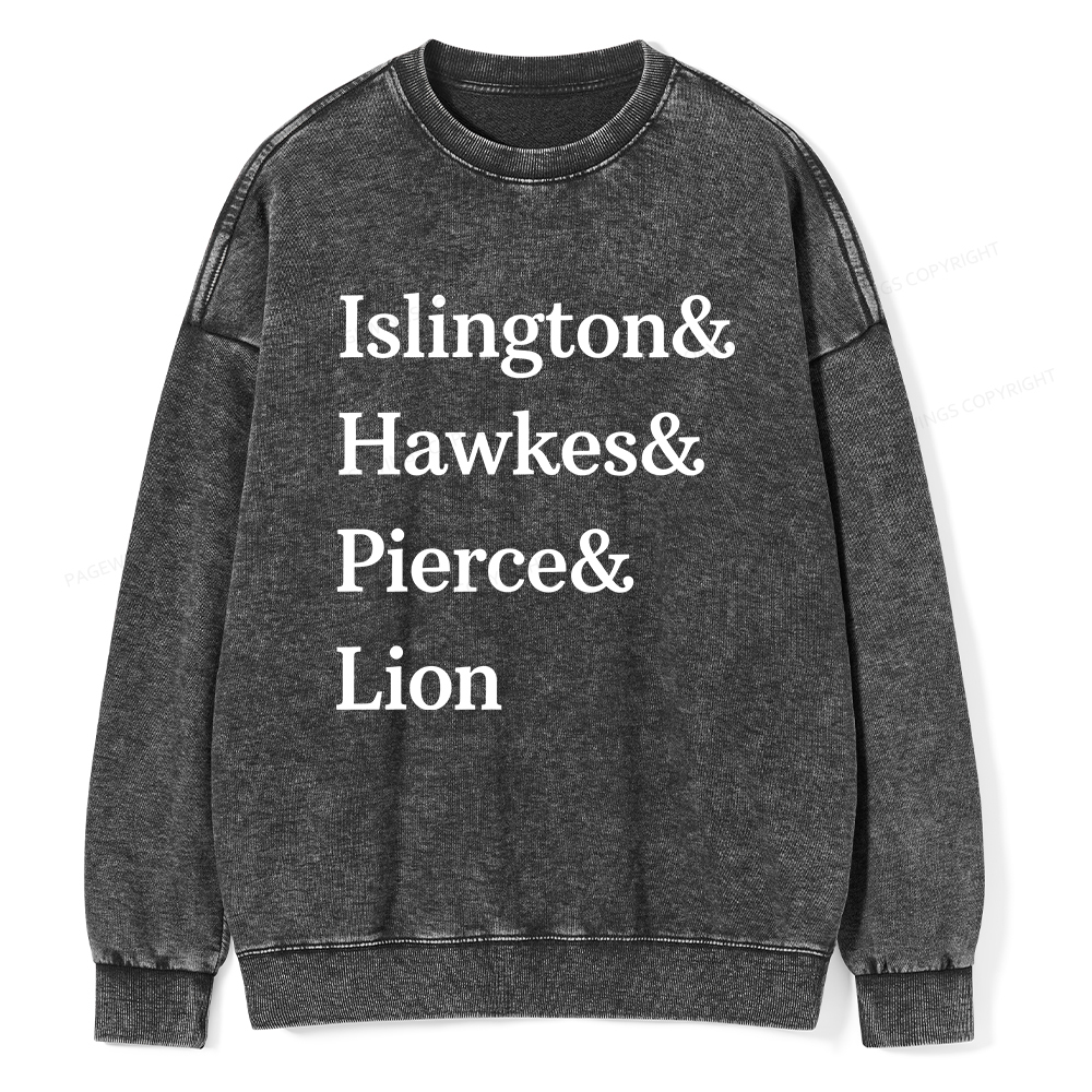 Pagewings Bookish Fan Unisex Washed Sweatshirt